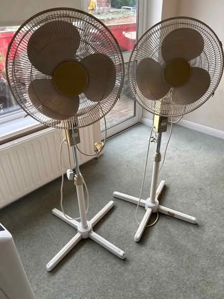 Photo of free 2 x pedestal fans (Ruislip HA4) #1