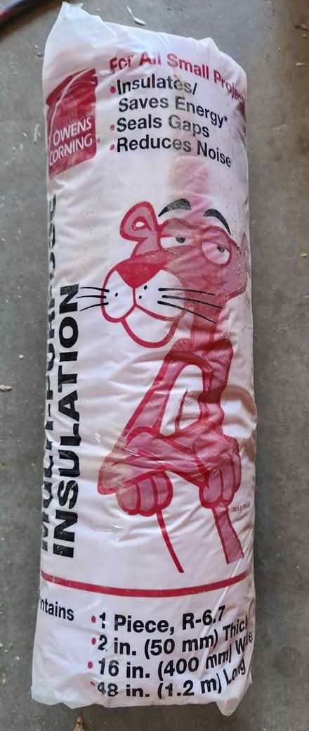 Photo of free Small Roll of Insulation (Near Bubb and Rainbow Cupertin) #1