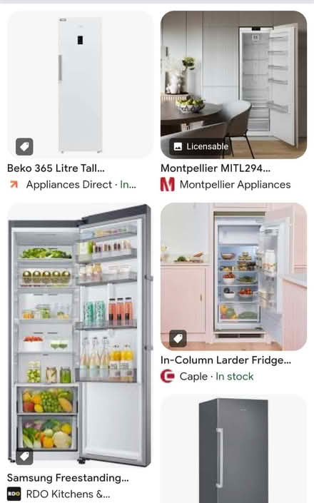 Photo of Tall fridge (Pittville GL50) #1