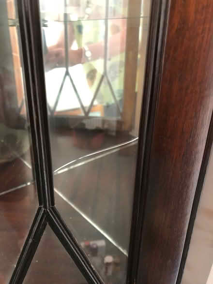 Photo of free Corner mahogany display cabinet (Forton PR3) #3