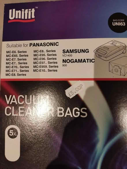 Photo of free Vacuum Cleaner Bags (Ruislip UB10) #1