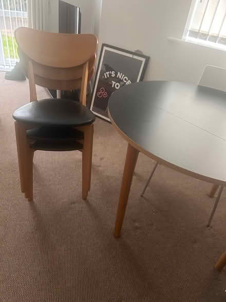 Photo of free Habitat table and 3 chairs (WA4 1DL) #3