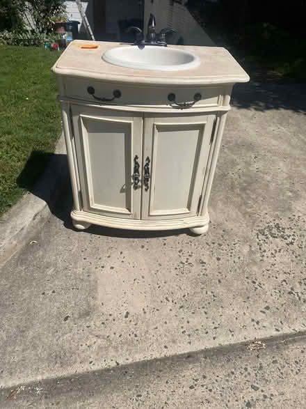 Photo of free Bathroom vanity (Near Tenleytown) #1