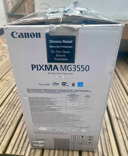Photo of free Canon Pixma MG3550 Printer (Colchester CO1) #2