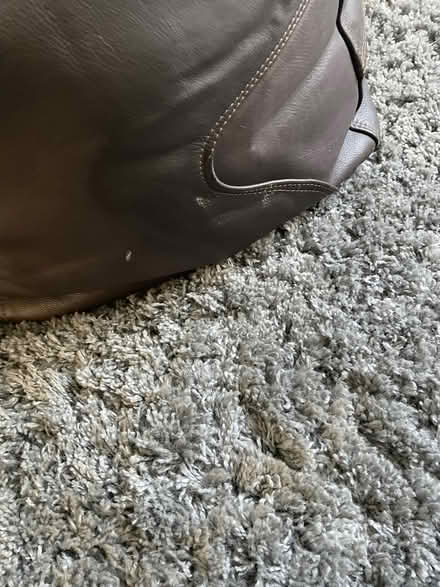 Photo of free Leather Pouffe (Waverton CH3) #2