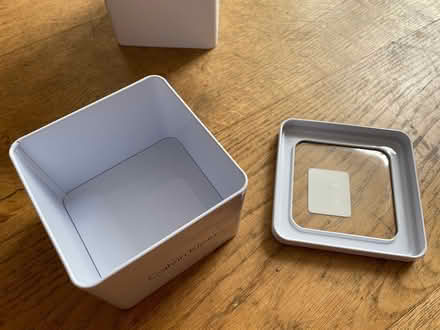 Photo of free Set of 3 matching stacking tins (W12) #2