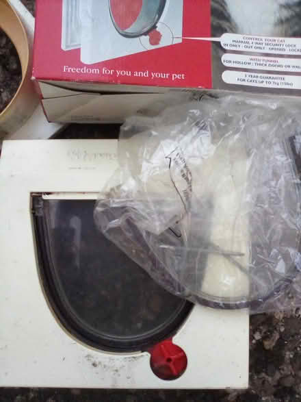 Photo of free Old staywell cat flap parts (Shipley, BD18) #3