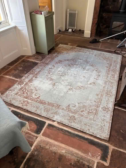 Photo of free Large rug in Duck Egg Blue (Penrith CA11) #1