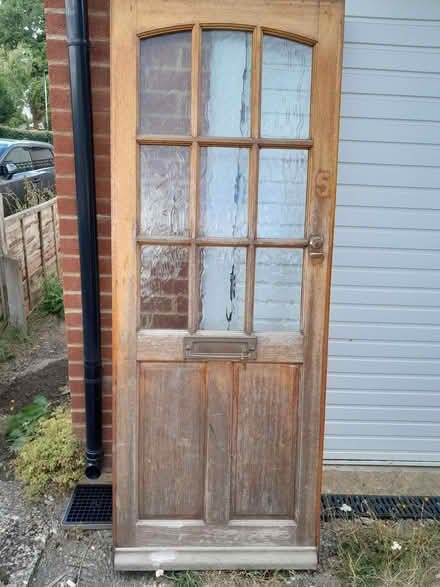 Photo of free Hardwood front door 2'6"x6'6" (Princes Risborough HP27) #1