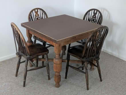 Photo of free Extending Dining table & chairs (Ringmer) #1