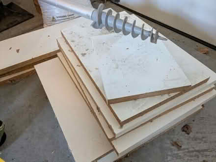 Photo of free Various sized shelving boards #1
