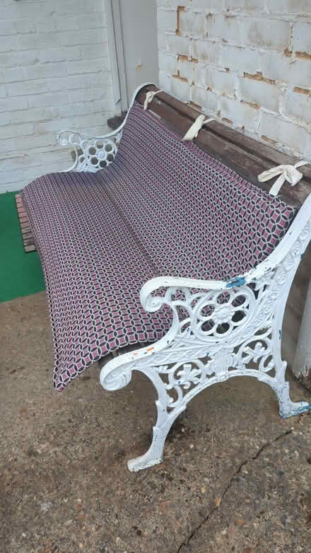 Photo of free Metal Framed Garden Bench (Epsom KT18) #1