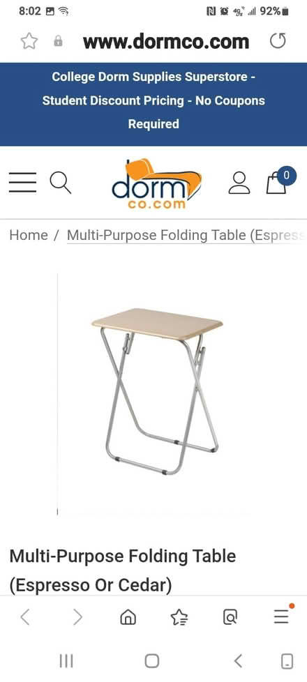 Photo of Folding side table (Lower East Side) #2