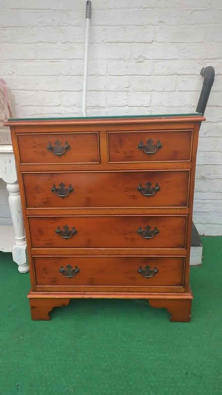 Photo of free Wooden Chest of Drawers (Epsom KT18) #1