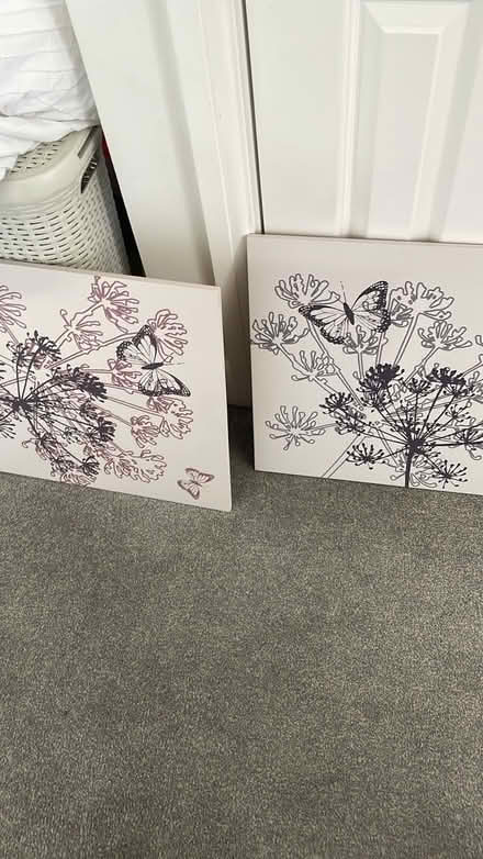 Photo of free 2 pictures (pink/lilac) (RH17 6TQ) #2