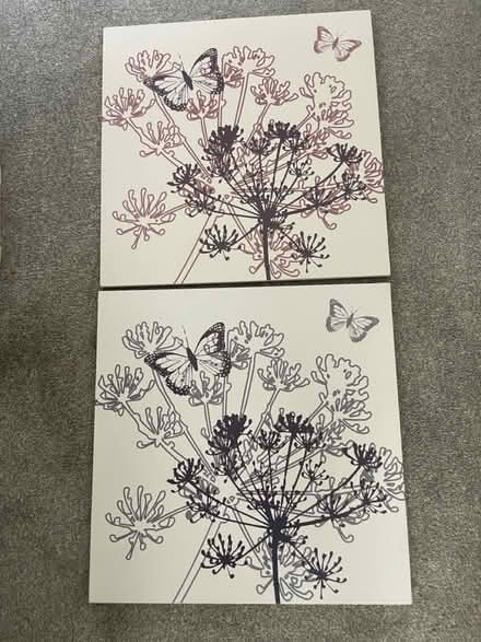 Photo of free 2 pictures (pink/lilac) (RH17 6TQ) #1