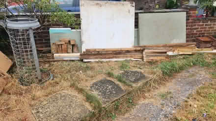 Photo of free lots wood and bricks (basingstoke popley RG24) #1