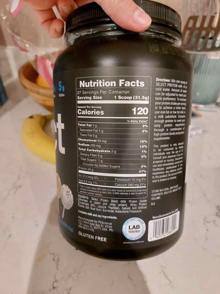 Photo of free Protein powder - started jar (Wymondham NR18) #2