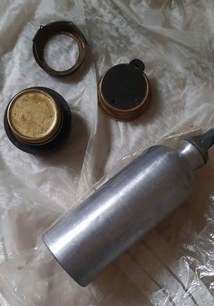 Photo of free Meths based camp cooker and fuel container (empty) (Thorpe St Andrew NR7) #1