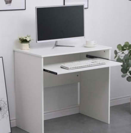 Photo of free White study desk keyboard shelf (Strood Green) #1