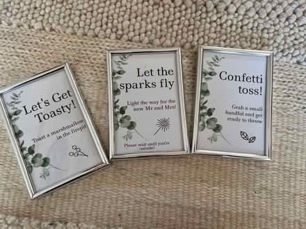 Photo of free Wedding Signage (Balerno EH14) #1