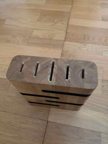 Photo of free Wooden knife block (Northwood HA6) #1