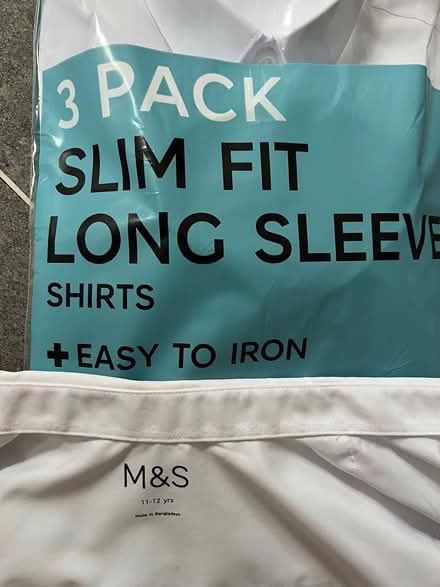 Photo of 11-12 yr Slim Long Sleeve Shirts (Soham CB7) #1