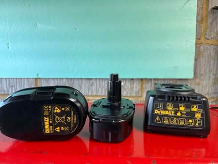 Photo of free DeWalt 18v batteries/charger/case (Cheam, SM3) #1
