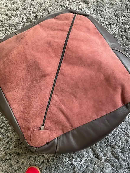 Photo of free Leather Pouffe (Waverton CH3) #3
