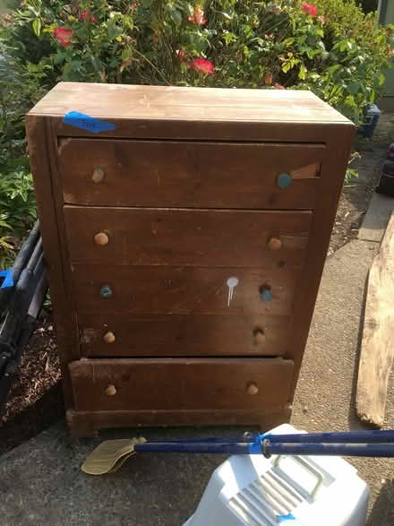 Photo of free Wood dresser (Keizer Terrace green) #1