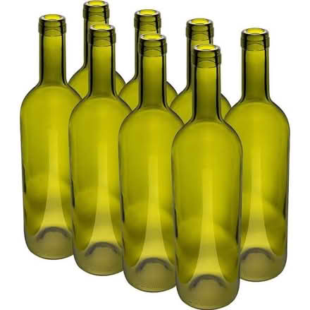 Photo of Green Corked Wine Bottles (Northop Hall CH7) #1