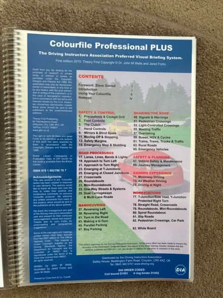Photo of free Theory driving test laminated book (Baldslow TN37) #2