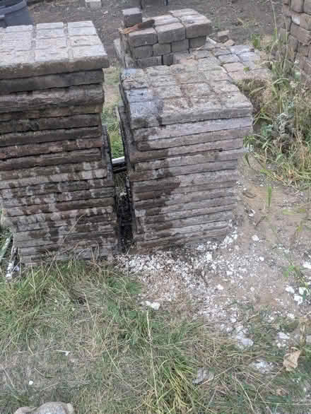 Photo of free Concrete slabs with pavior imprint (BS16) #3