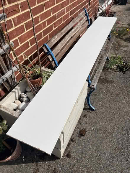 Photo of free White melamine chipboard plank (Caldecott OX14) #1