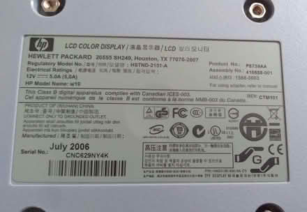 Photo of free Working Computer monitor (Putnoe MK41) #3