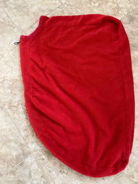 Photo of free Red towelling dog bag (Upper Radley OX14) #1