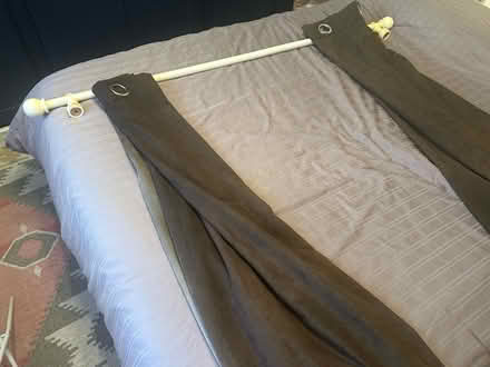 Photo of free Curtains and pole (KT19) #1