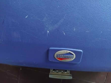 Photo of free Blue travelling suitcase (Upton Priory SK10) #2