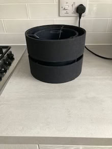Photo of free Two black lampshades (Collect from CO10) #2