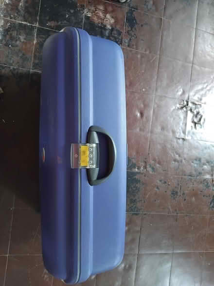 Photo of free Blue travelling suitcase (Upton Priory SK10) #1
