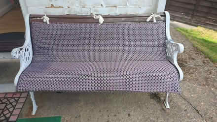 Photo of free Metal Framed Garden Bench (Epsom KT18) #4
