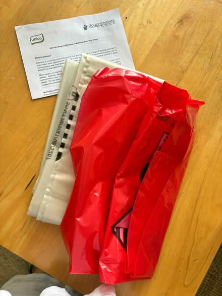 Photo of free Bags for Asbestos Disposal (Stroud GL5) #1