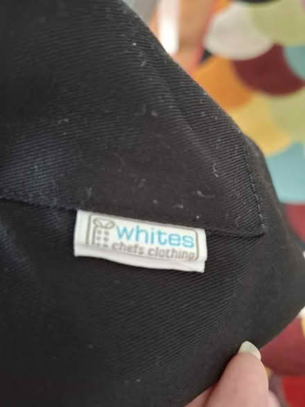 Photo of free Small man chef jacket, black (ME20) #2