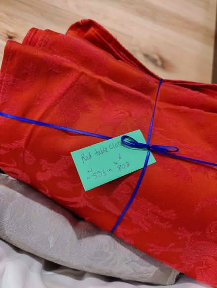 Photo of free Rectangular table cloths (Mountain View) #2