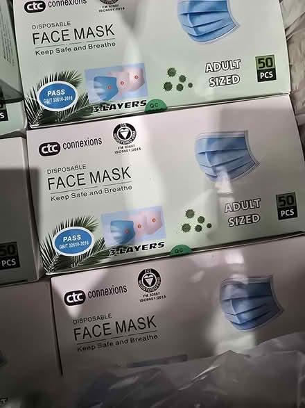 Photo of free Disposable Face Masks - Adult Size (Wymondham NR18) #2