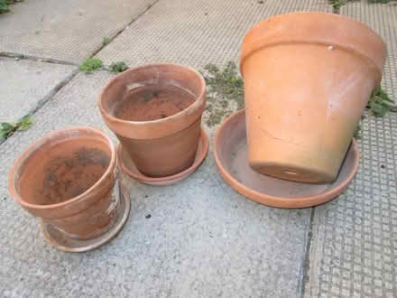 Photo of free 3 clay pots (Old Ottawa South) #1