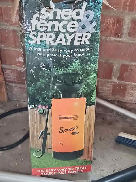 Photo of free Shed and fence paint sprayer (Dairy Lane Estate DH4) #1