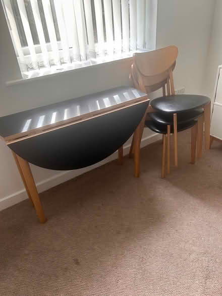 Photo of free Habitat table and 3 chairs (WA4 1DL) #1