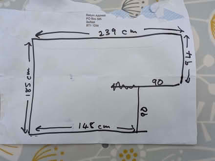 Photo of free Cushioned vinyl flooring (Penzance TR18) #1