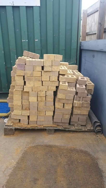 Photo of free Tan/yellow bricks (Build East E9) #1